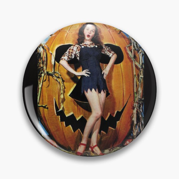 Aperçu de l'œuvre Fermier pin-up et une citrouille effrayante et maléfique créée et vendue par VintageManiac.