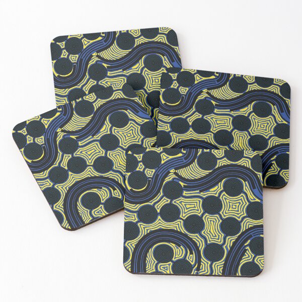 Item preview, Authentic Aboriginal Art -  The Rivers around Us designed and sold by HogarthArts.