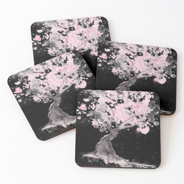 Item preview, Pink petaled tree illustration, Paper Cherry blossom Watercolor designed and sold by AUSTINWEBSTER.