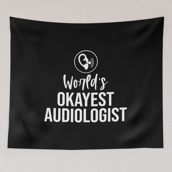 Item preview, World's Okayest Audiologist: Audiology Gift Funny Audiologist designed and sold by Adexyl.