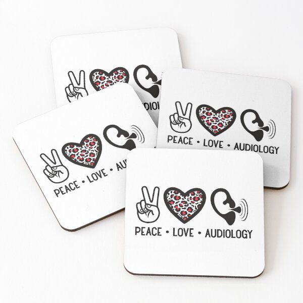 Item preview, Peace Love Audiologist: Audiology Gift Funny Audiologist designed and sold by Adexyl.