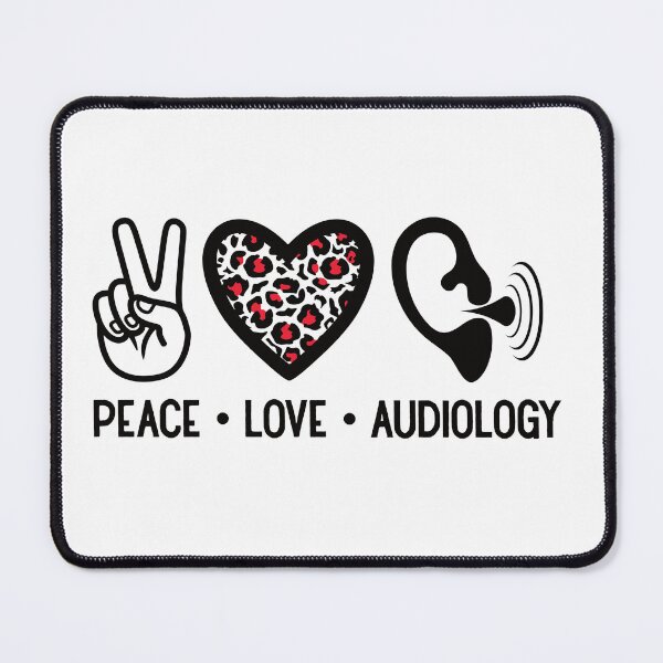 Item preview, Peace Love Audiologist: Audiology Gift Funny Audiologist designed and sold by Adexyl.
