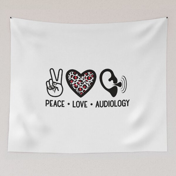Item preview, Peace Love Audiologist: Audiology Gift Funny Audiologist designed and sold by Adexyl.