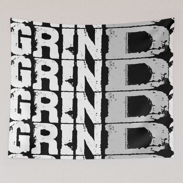 Item preview, GRIN THROUGH THE GRIND designed and sold by fullyballed.