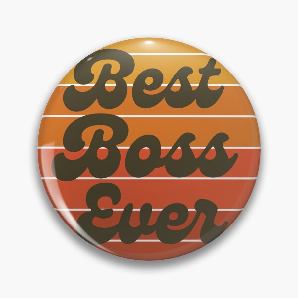 Item preview, Best Boss Ever Retro designed and sold by SunfullyYours.