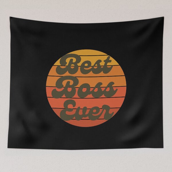 Item preview, Best Boss Ever Retro designed and sold by SunfullyYours.