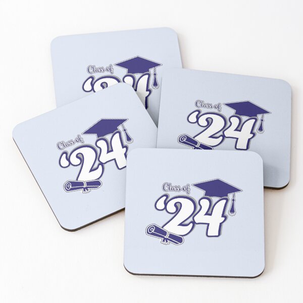 Item preview, Class of 2024 Graduation Design (Blue and Grey) designed and sold by SavsSparkleShop.