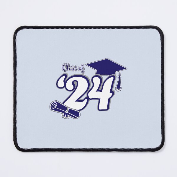 Item preview, Class of 2024 Graduation Design (Blue and Grey) designed and sold by SavsSparkleShop.