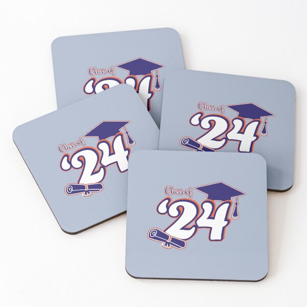 Item preview, Class of 2024 Graduation Design (Orange and Blue) designed and sold by SavsSparkleShop.