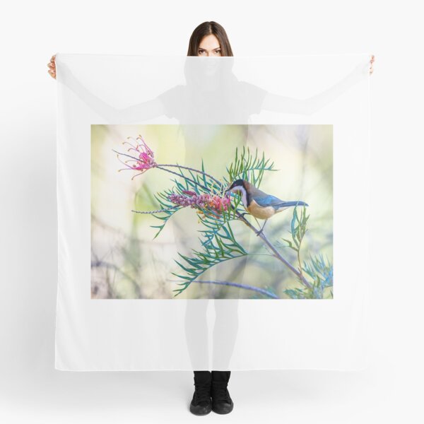 Eastern Spinebill in Grevillea Scarf