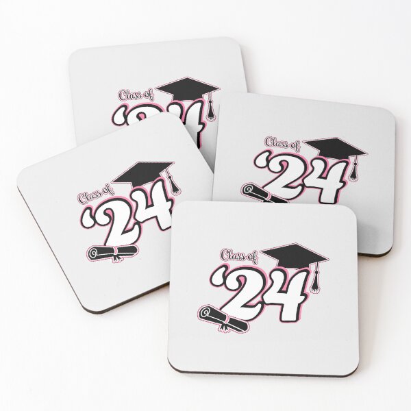 Item preview, Class of 2024 Graduation Design (Pink and Black) designed and sold by SavsSparkleShop.