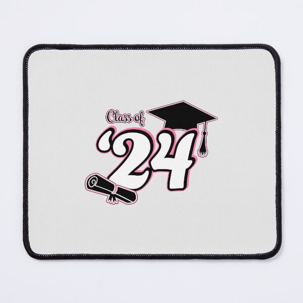 Item preview, Class of 2024 Graduation Design (Pink and Black) designed and sold by SavsSparkleShop.