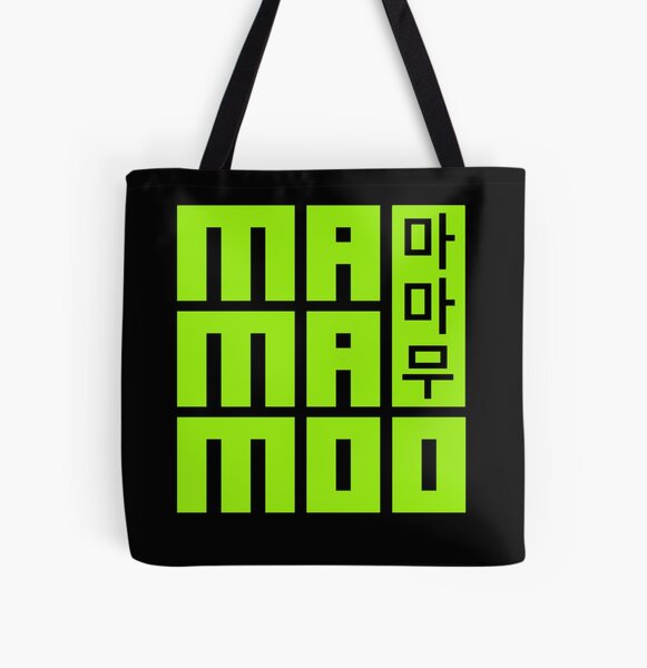 Mamamoo Bags - Moomoo Fandom Name All Over Print Tote Bag RB0508