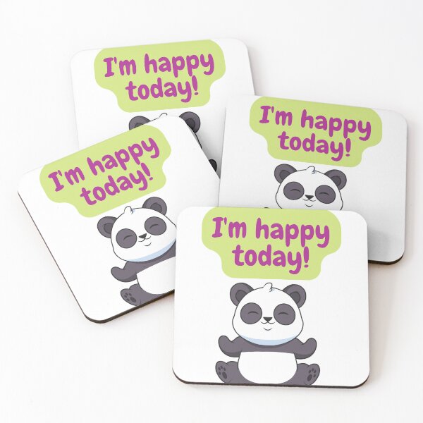 Item preview, Cute happy panda designed and sold by Fufustyle.