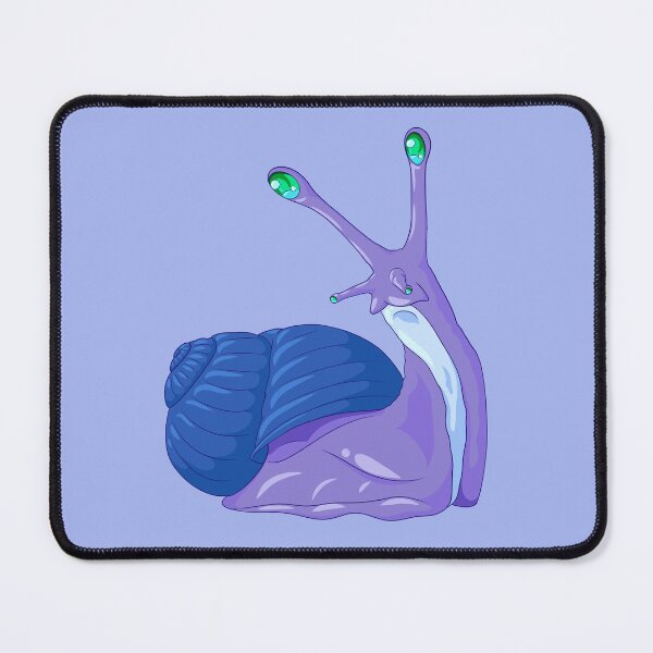 Item preview, Curious Cute Blue Shelled Snail designed and sold by TheFoxyWolfShop.