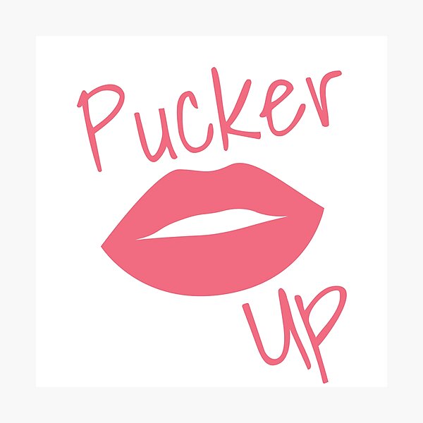 Pink Fashion Kiss Lips SVG