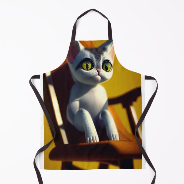 Item preview, Big eyed kitten on chair designed and sold by zorropriest.