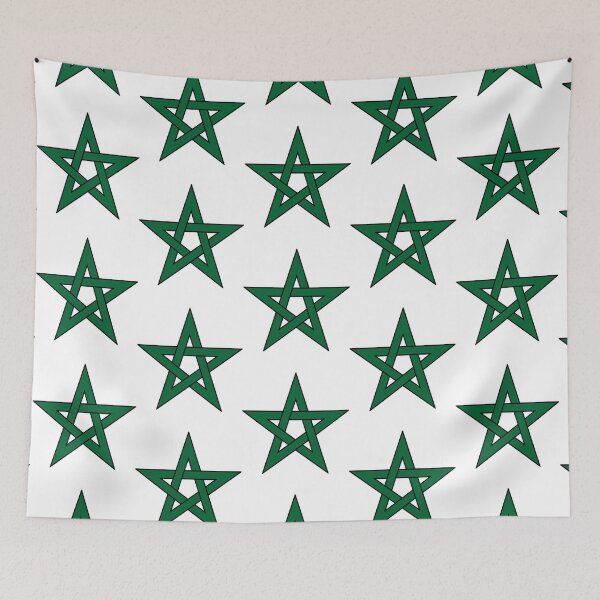 Item preview, Moroccan flag designed and sold by ARTZUROJ.