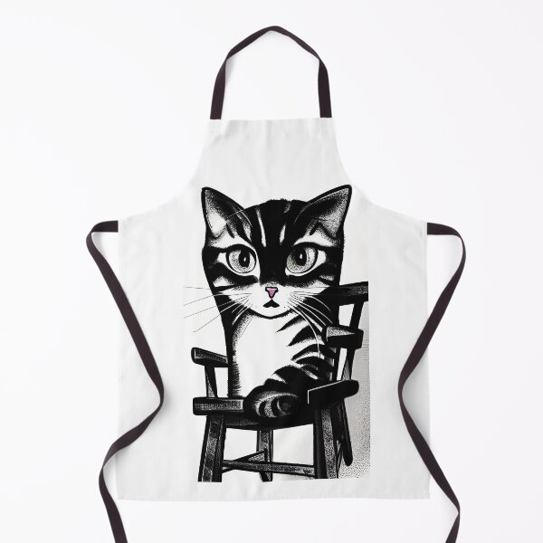 Item preview, Big eyed kitten on chair 2 designed and sold by zorropriest.