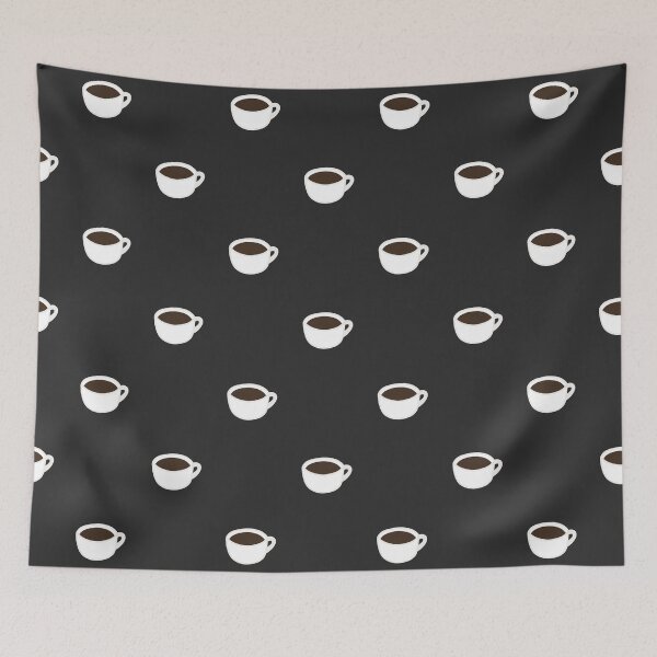 Item preview, Small coffee pattern 5 designed and sold by LemonCreamyyyy.