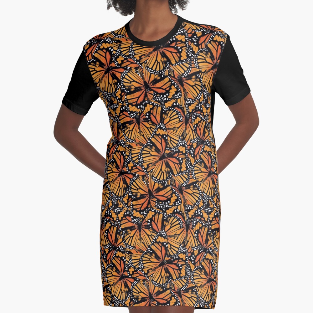 Monarch Butterflies | Vintage Butterflies | Butterfly Patterns | Graphic T-Shirt Dress