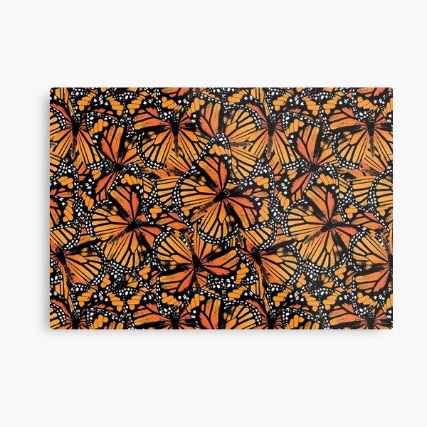 Monarch Butterflies | Vintage Butterflies | Butterfly Patterns |  Metal Print