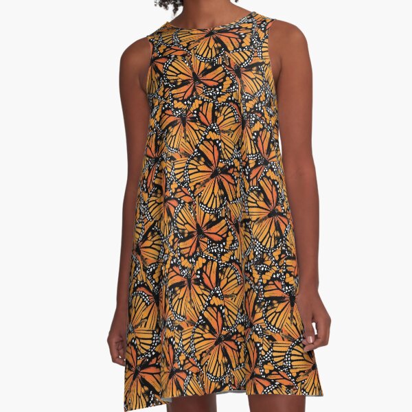 Monarch Butterflies | Vintage Butterflies | Butterfly Patterns | A-Line Dress