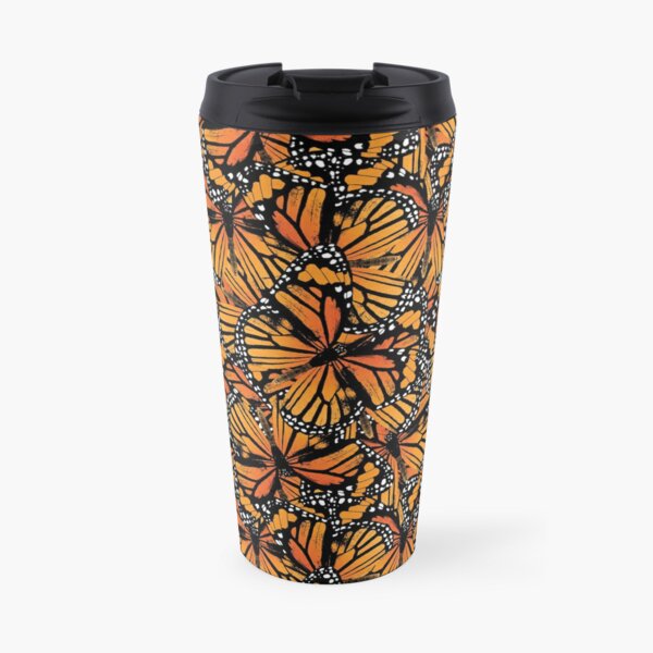 Monarch Butterflies | Vintage Butterflies | Butterfly Patterns |  Travel Mug