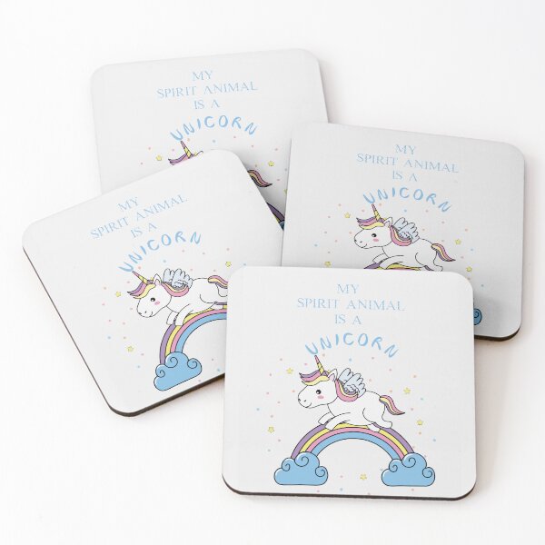 Item preview, My spirit animal is unicorn designed and sold by della95.