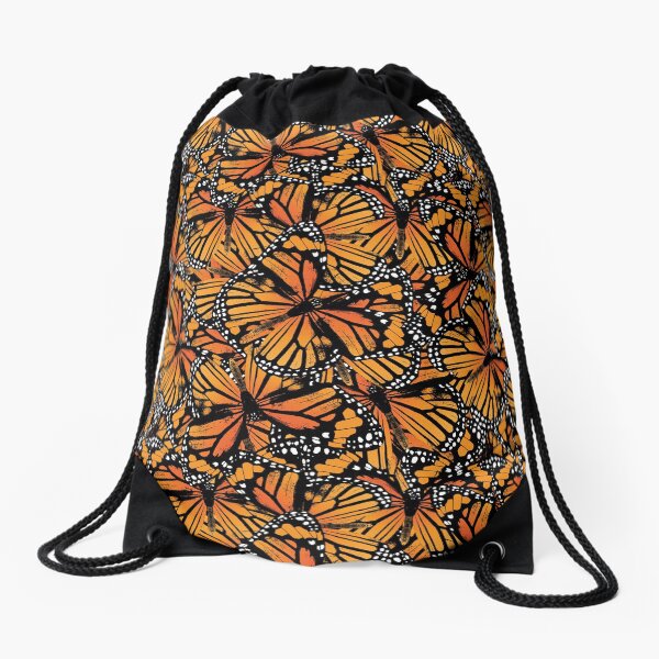 Monarch Butterflies | Vintage Butterflies | Butterfly Patterns | Drawstring Bag