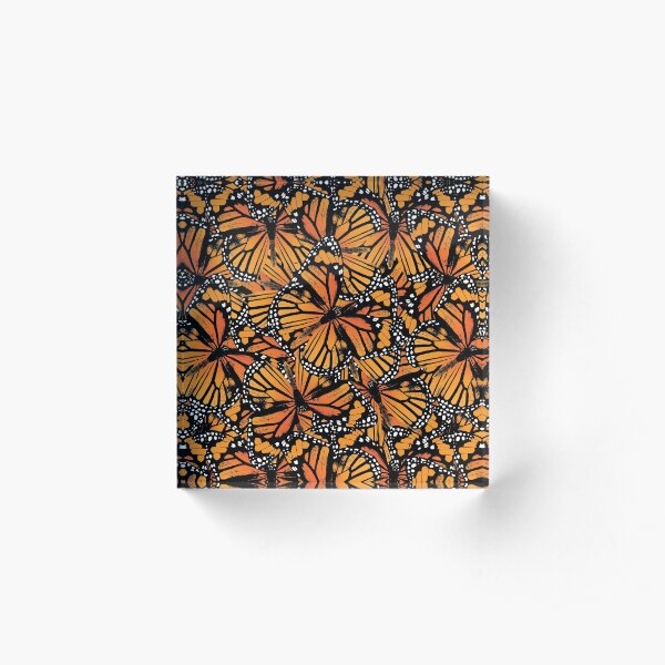 Monarch Butterflies | Vintage Butterflies | Butterfly Patterns | Acrylic Block