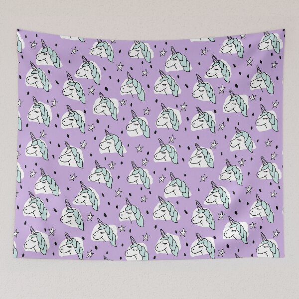 Item preview, Unicorn Stars - Purple designed and sold by Rainbows Galore.