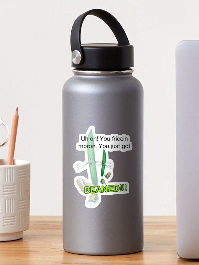 Beaned Sticker By Danklin Redbubble