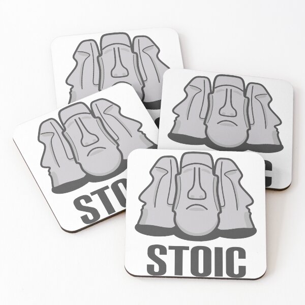 Item preview, Stoic Stoicism Moai Easter Island Statues designed and sold by EnzoVectorism.