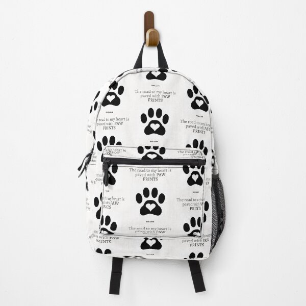 Item preview, " THE ROAD TO MY HEART IS PAVED WITH PAW PRINTS" DOG DESIGN  designed and sold by findsbyjune374.