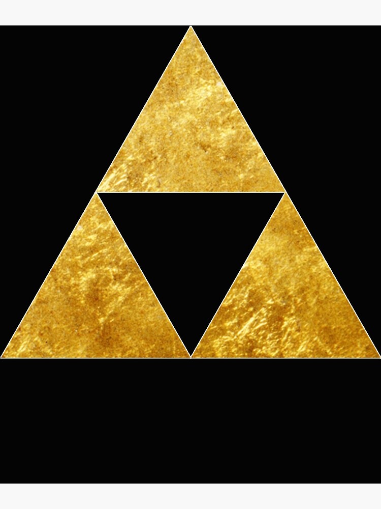 Gold Triforce Desk Light Legend Of Zelda Official Merch