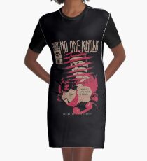 No One Knows Graphic T-Shirt Dress