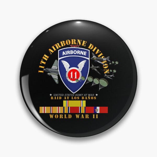 Item preview, Army - 11th Airborne Division - Raid at Los Baños W Jumpers - WWII w PAC SVC designed and sold by Military Insignia Products.
