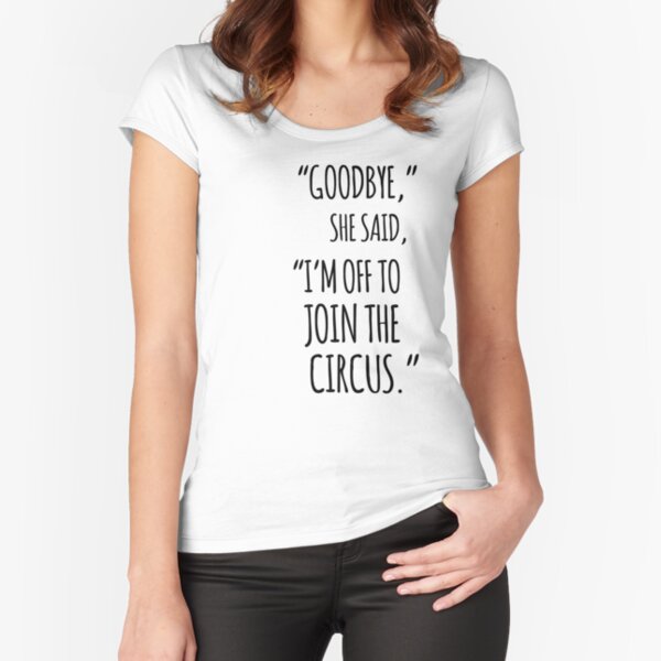 Aerialist Join The Circus Shirt Fitted Scoop T-Shirt