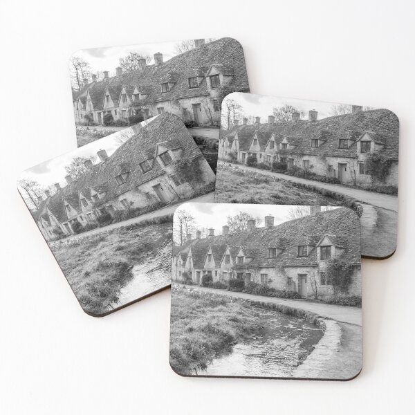 Item preview, Arlington Row in black and white, Cotswolds designed and sold by cdkphotos.