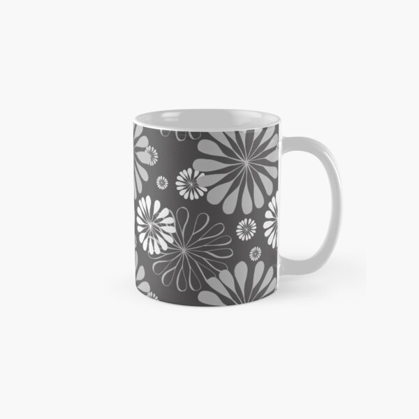 Mod Floral Print Classic Mug