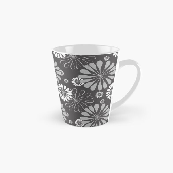 Mod Floral Print Tall Mug