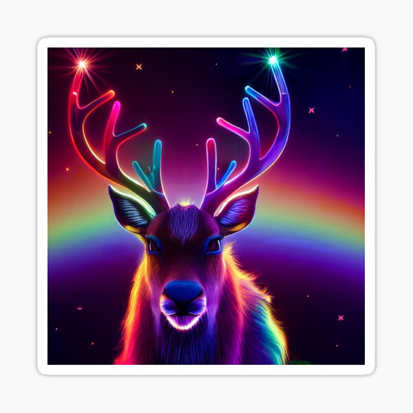 Dream about reindeer Sticker
