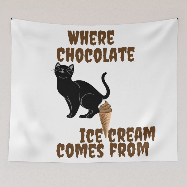 Item preview, Where Chocolate Ice Cream designed and sold by SnarkyTeesMugs.