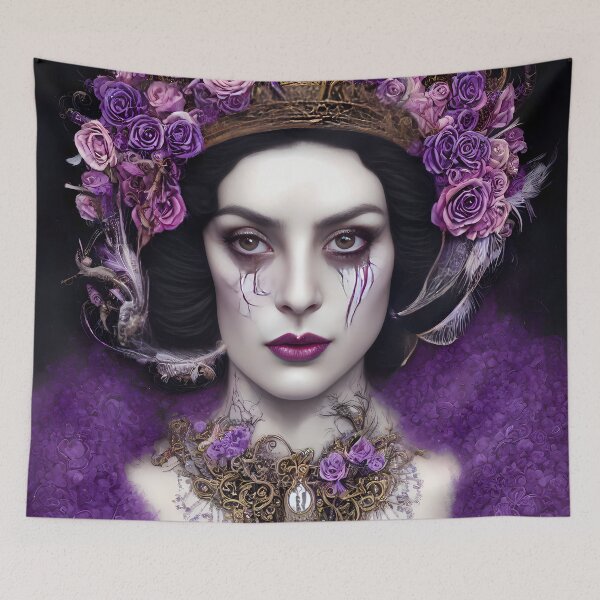 Item preview, Violet Crown of Roses designed and sold by @adorcharm Modern & Classic AI Art.