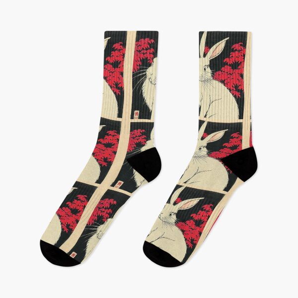 Item preview, Funny Rabbit in Panic Mode Japanese Samurai Mom designed and sold by wigobun.