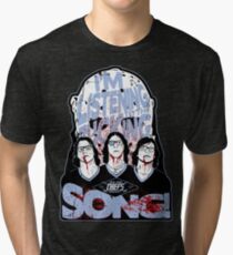 Slap Shot! Hanson Brothers Old Time Hockey Tri-blend T-Shirt