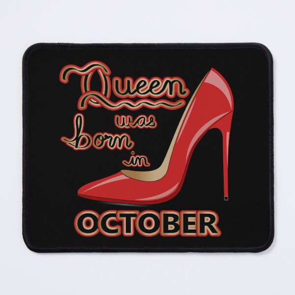Item preview, Queen Was Born In October Red High Heel designed and sold by Isma Saleem.