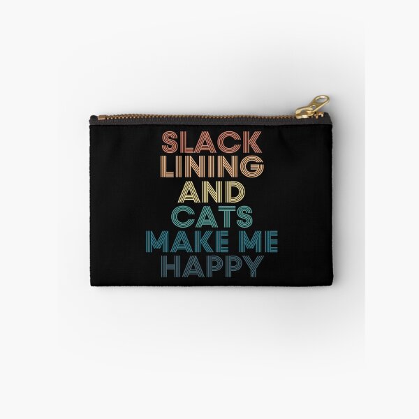 Item preview, Slack Lining And Cats Make Me Happy designed and sold by kindxinn.