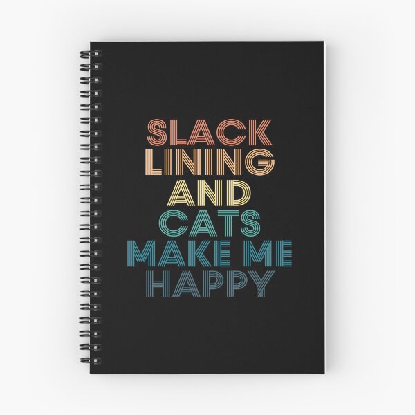 Item preview, Slack Lining And Cats Make Me Happy designed and sold by kindxinn.